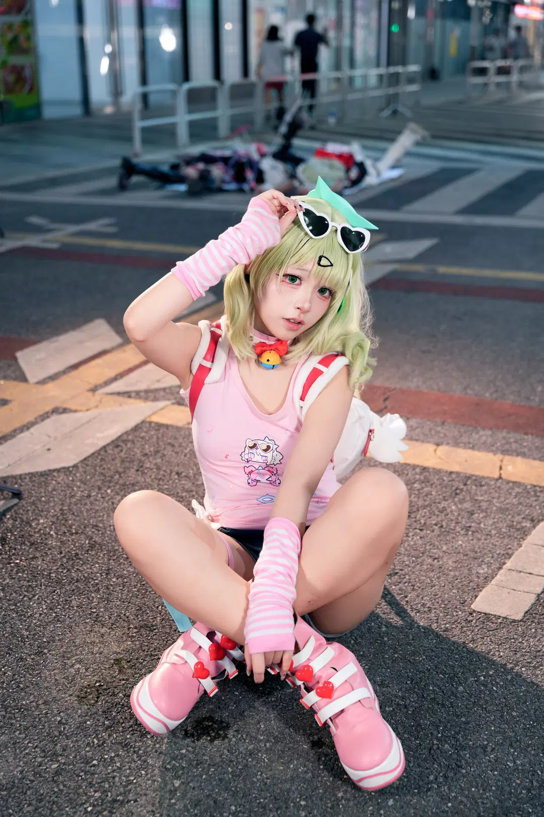 [Sunna cosplay] Angels of Delusion: Sunna's Tank Top Outfit by 暴食水獭 - Image 3