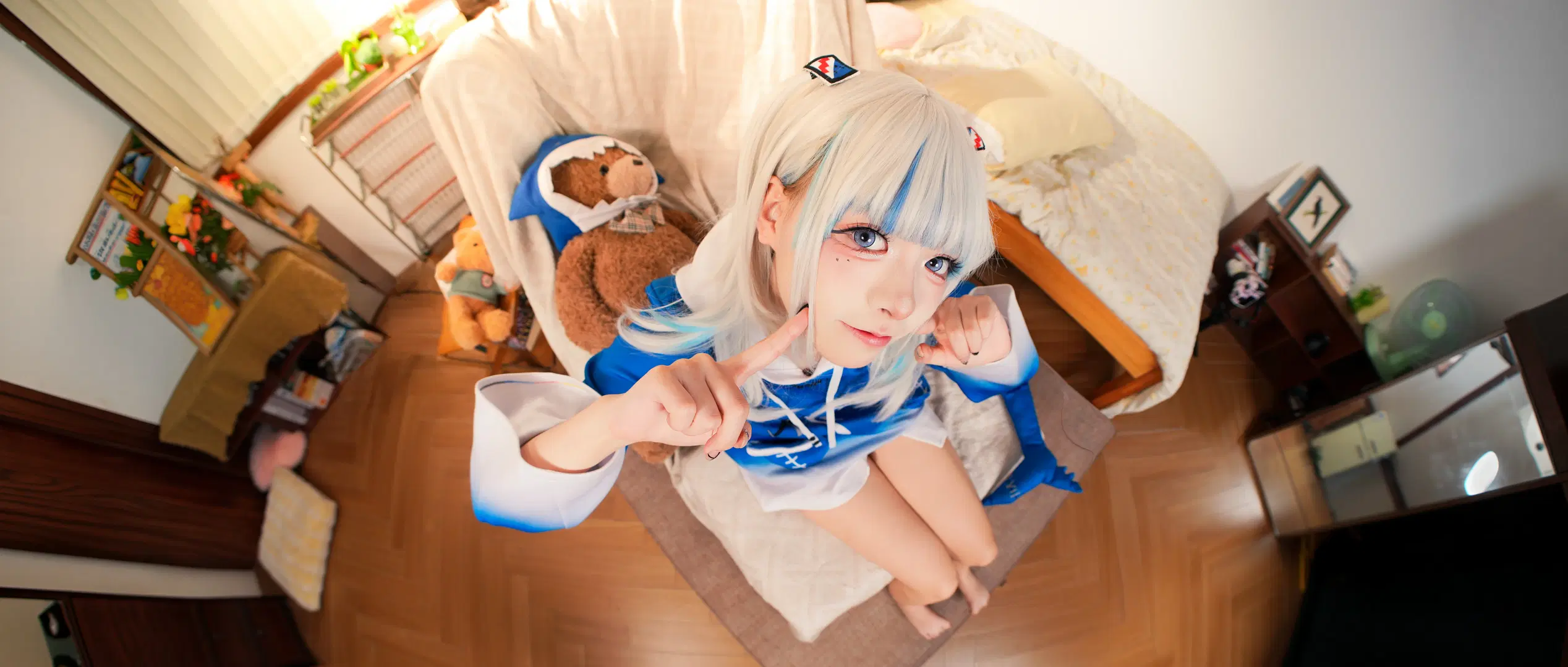 【gura cos】蓝色鲨鱼卫衣的日常出片记录 - 暴食水獭 - 第6张