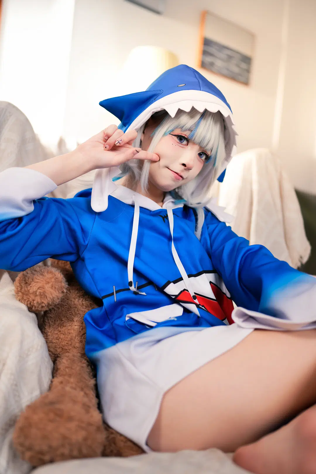 【gura cos】蓝色鲨鱼卫衣的日常出片记录 - 暴食水獭 - 第7张