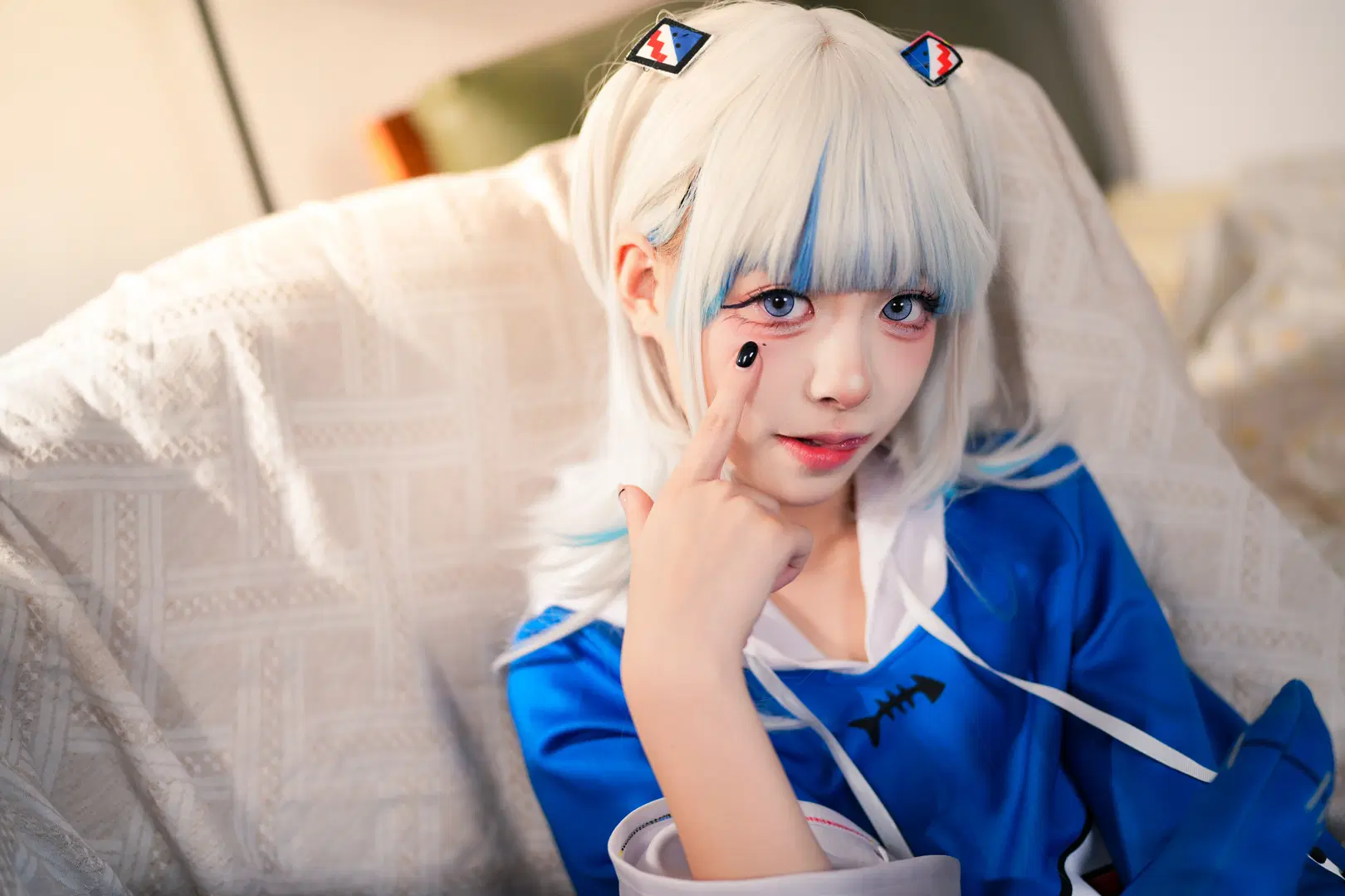 【gura cos】蓝色鲨鱼卫衣的日常出片记录 - 暴食水獭 - 第8张