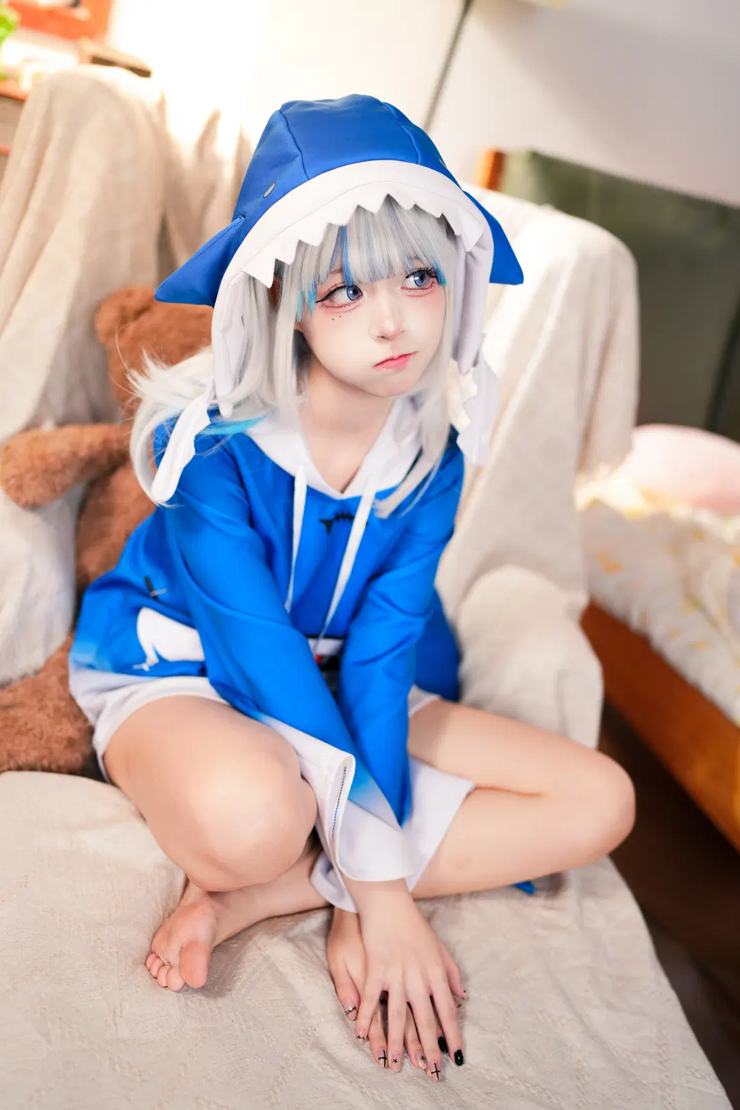 【gura cos】蓝色鲨鱼卫衣的日常出片记录 - 暴食水獭 - 第9张