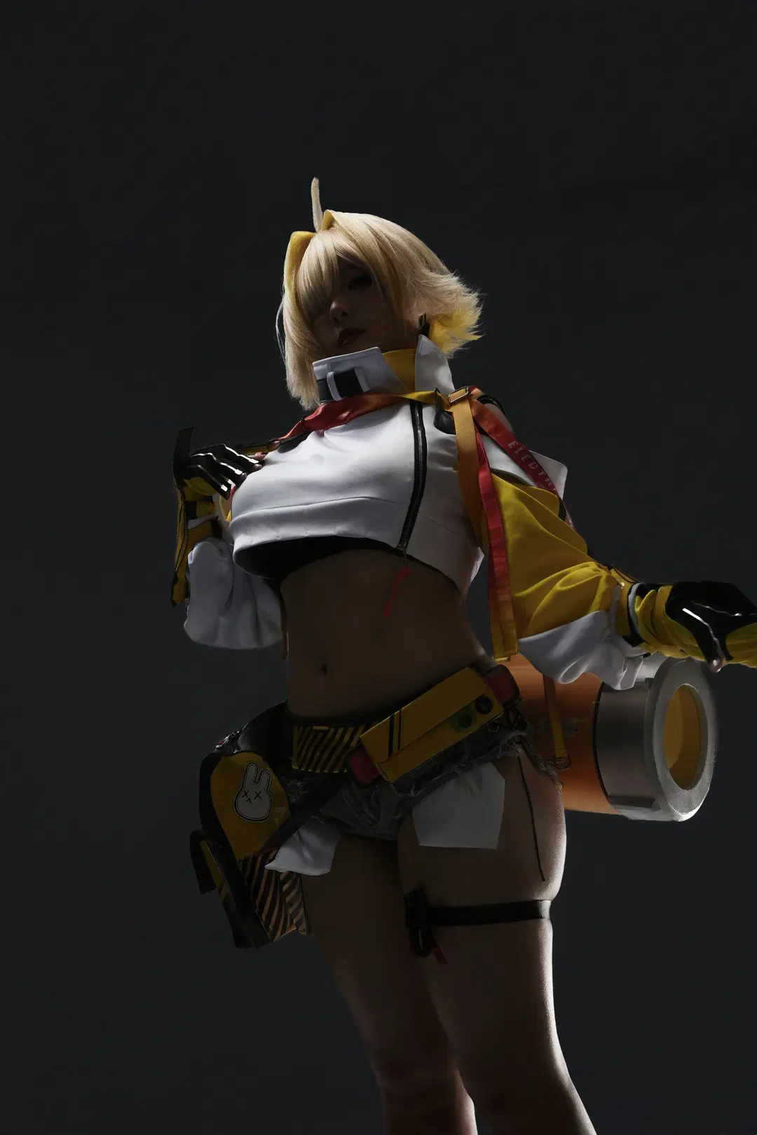 Cosplay, 游戏角色, 胜利女神nikke, 伊莱格cos, 高反差打光