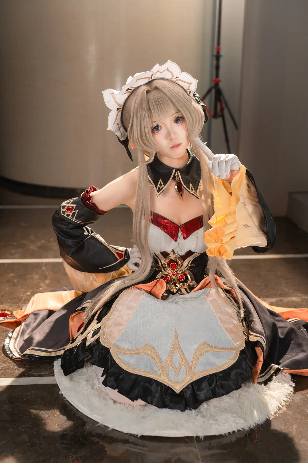 二次元, 桑多涅cos, 原神, cosplay, 白丝