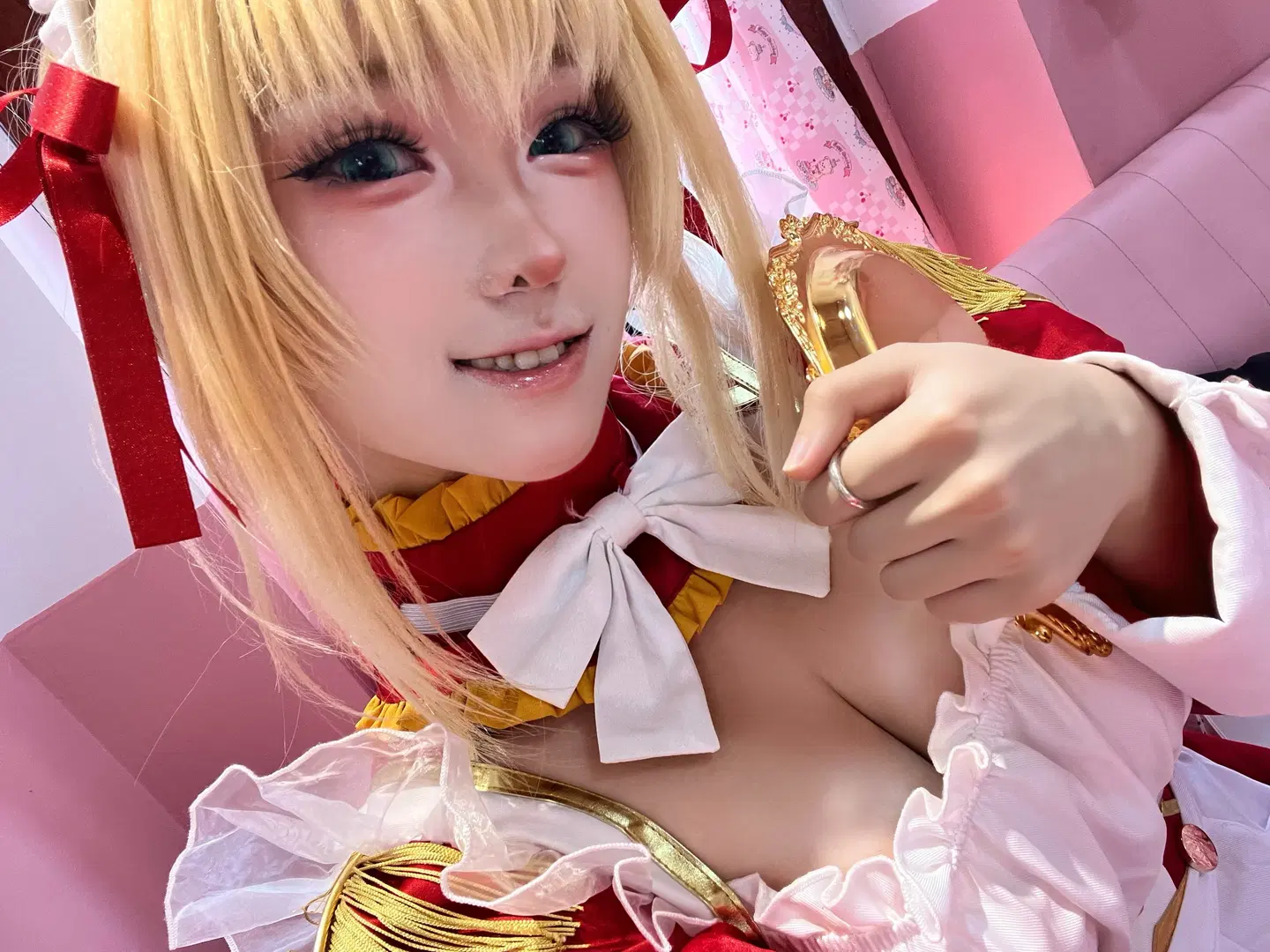 【尼祿cos】FGO紅絲絨軍裝洋裝的華麗日常 - 槿jiiiin - 第2張