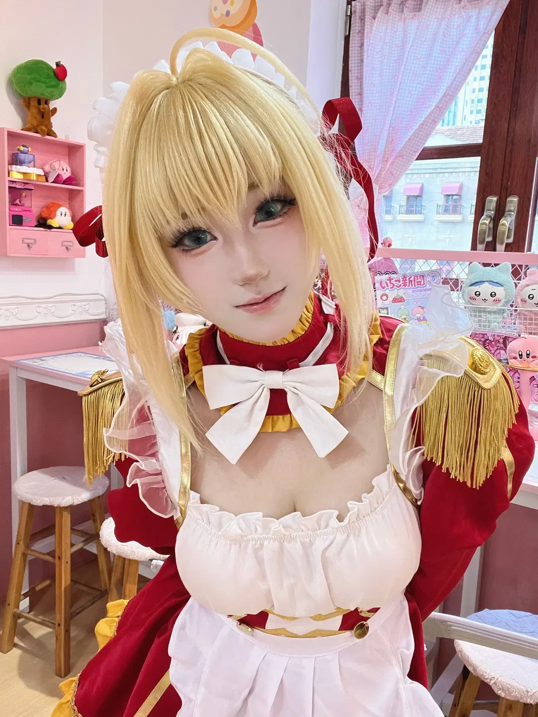 【尼祿cos】FGO紅絲絨軍裝洋裝的華麗日常