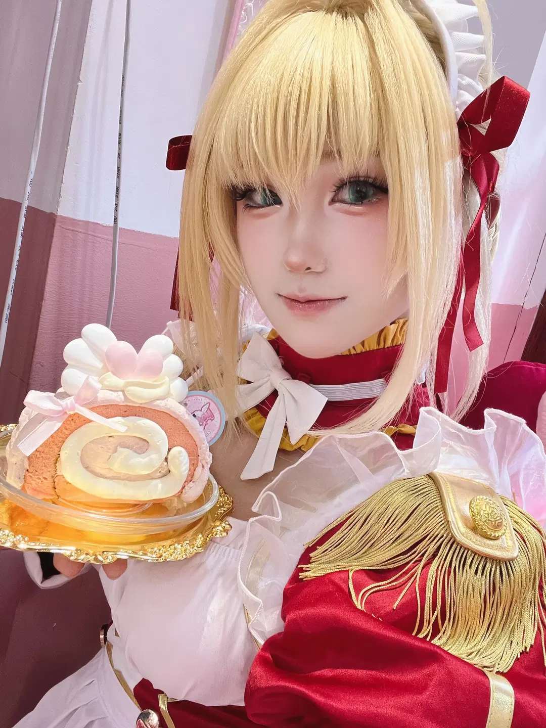 【尼祿cos】FGO紅絲絨軍裝洋裝的華麗日常 - 槿jiiiin - 第6張