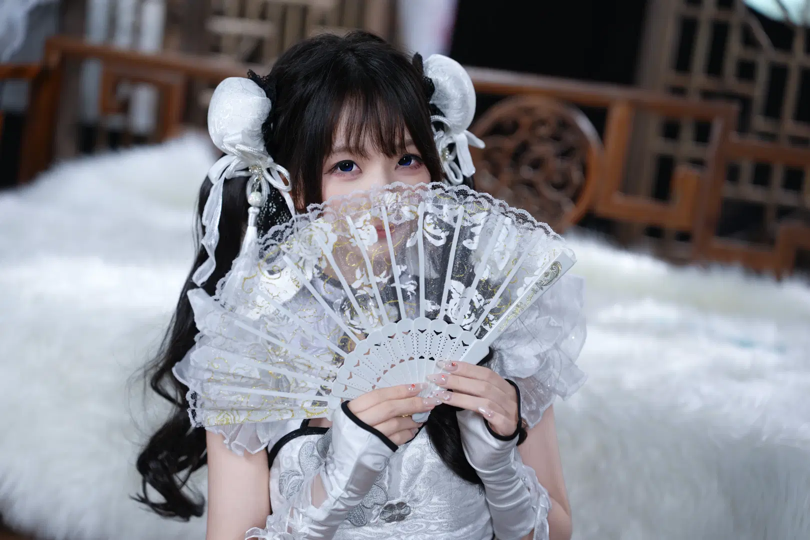 【殷紫萍cos】永劫無間玉髓冰心，白絲持劍的颯爽江湖 - 新_ - 第17張