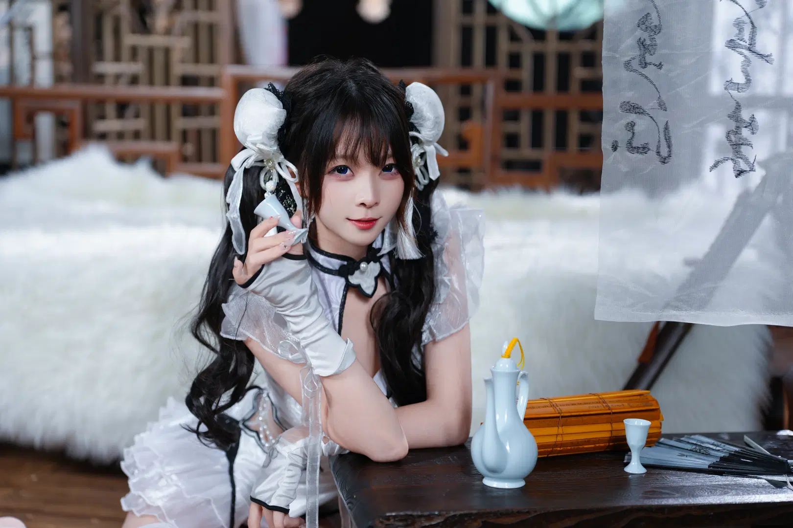 【殷紫萍cos】永劫無間玉髓冰心，白絲持劍的颯爽江湖 - 新_ - 第18張