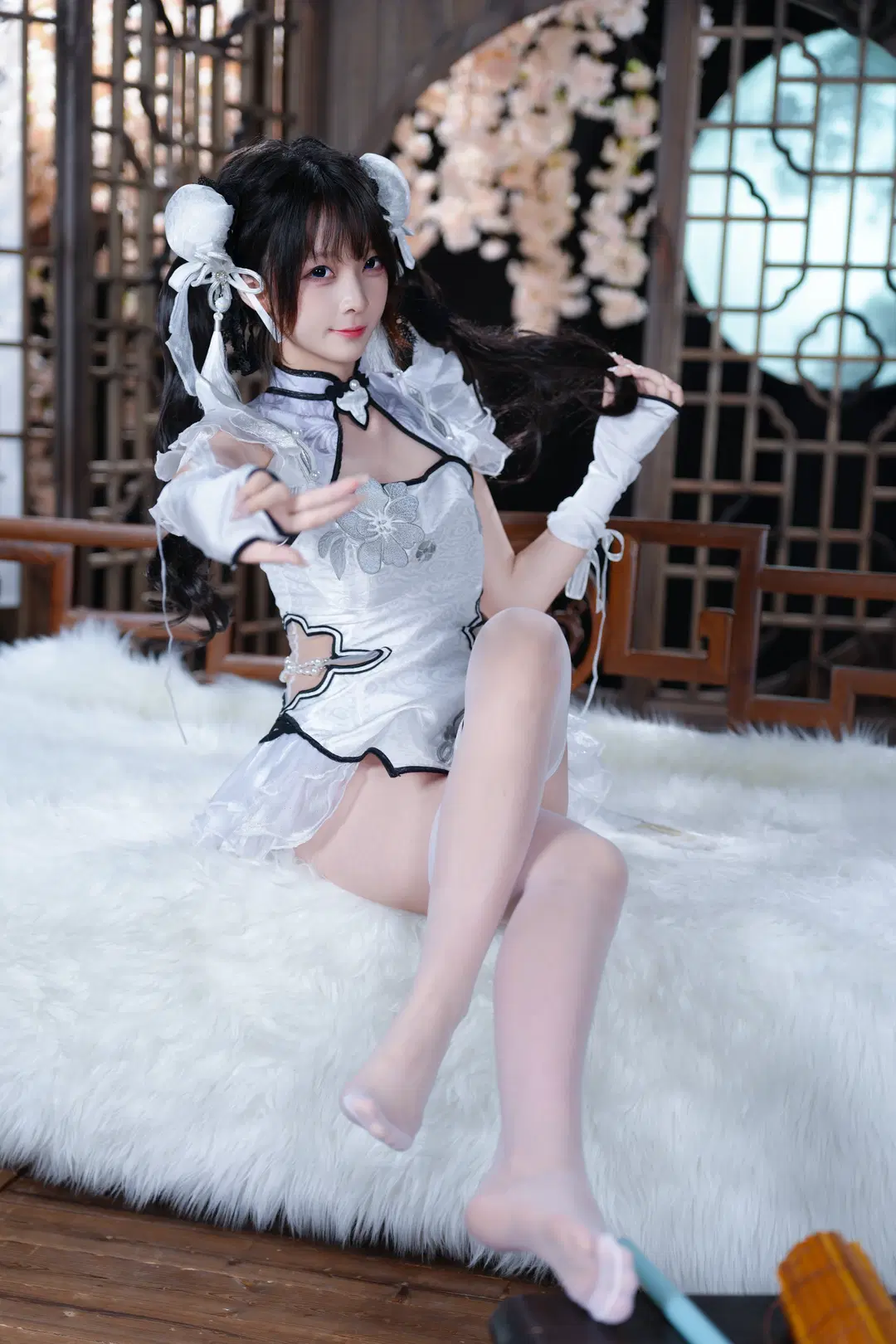 【殷紫萍cos】永劫無間玉髓冰心，白絲持劍的颯爽江湖 - 新_ - 第2張