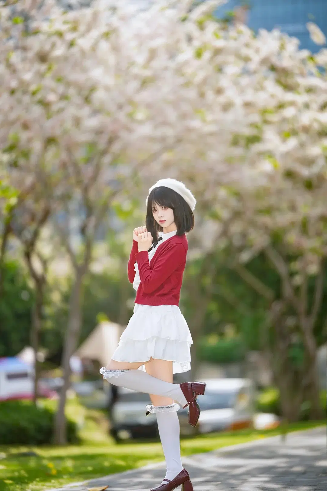 【加藤恵コスプレ】『冴えない彼女の育てかた』春の花畑に佇む聖人恵 - 新_ - 10枚目