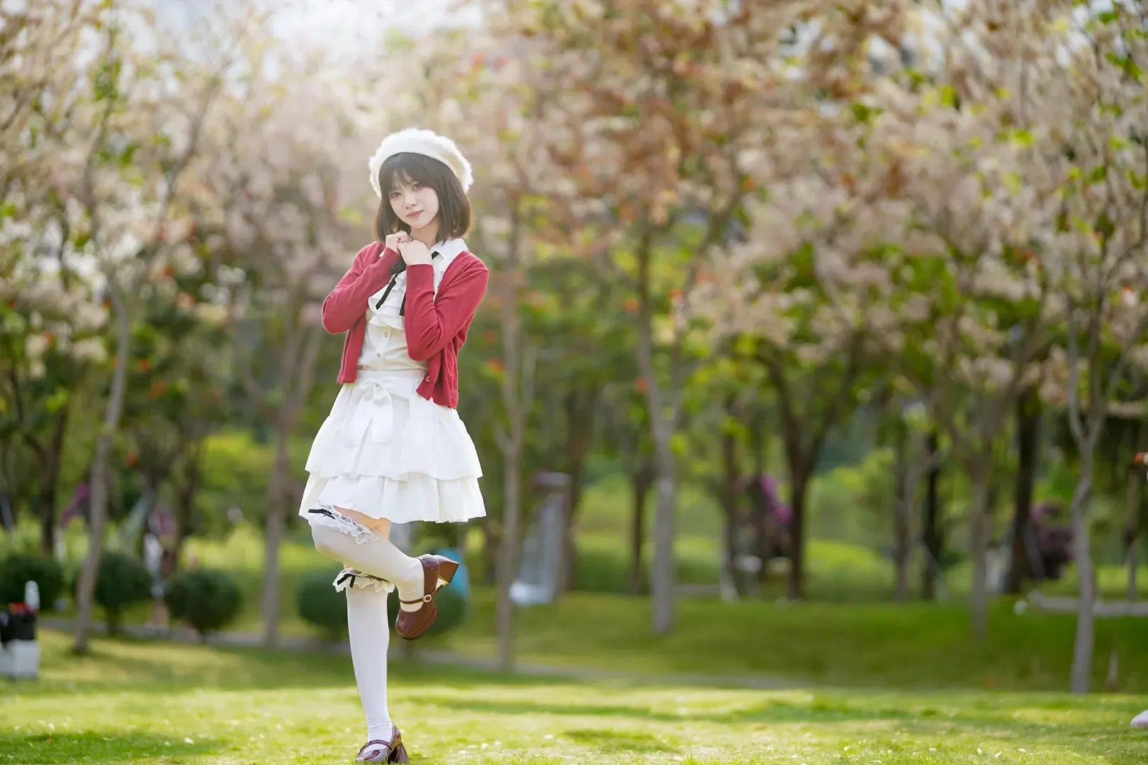 cosplay, 二次元摄影, 白丝, 加藤惠cos, 路人女主的养成方法