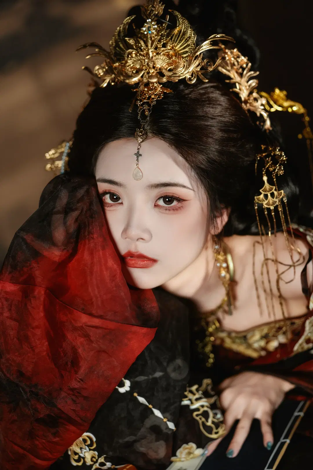 红黑金古风造型，仗剑提笔体验女帝的日常 - 新_ - 第11张