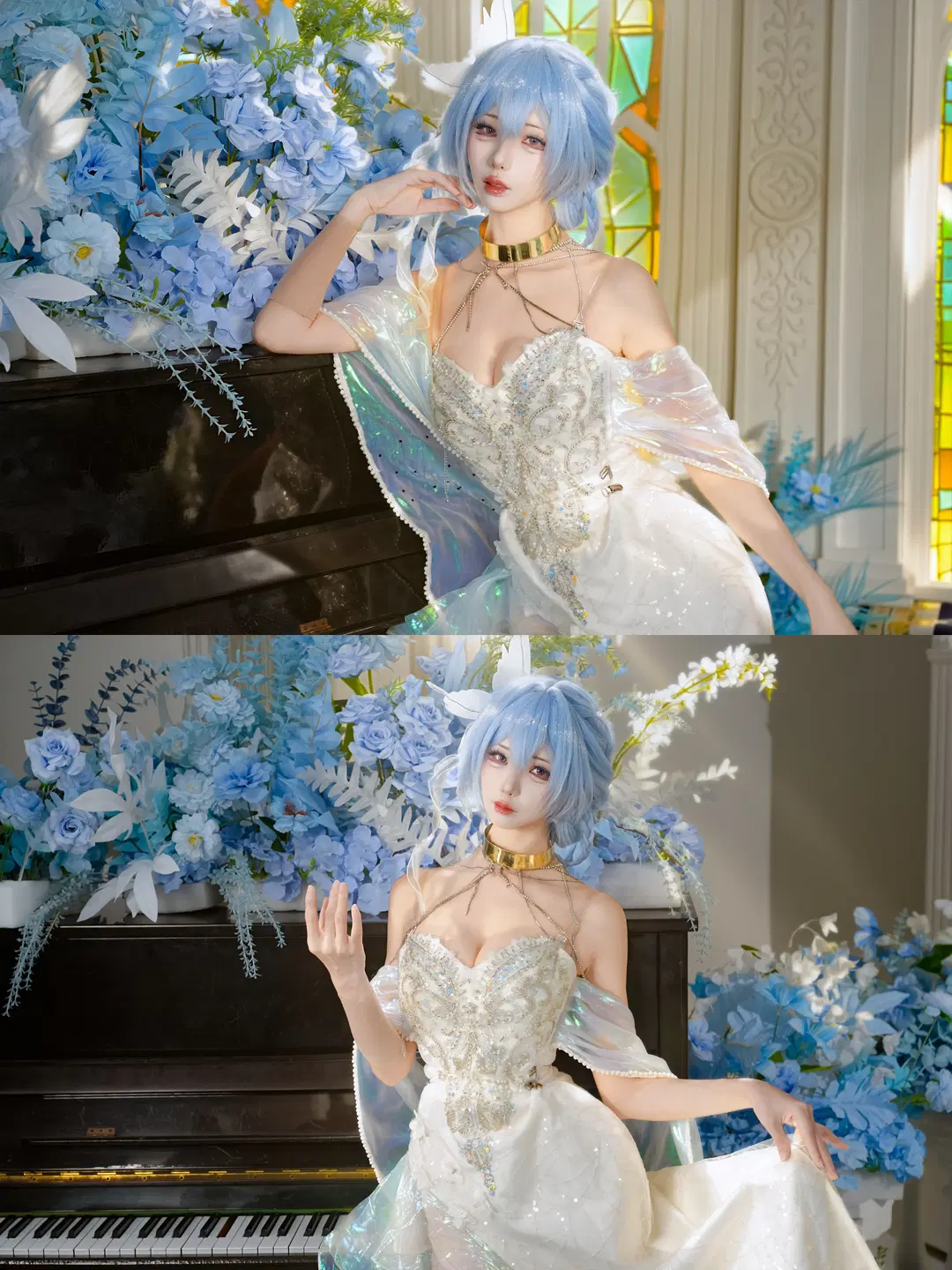 [The Shorekeeper cosplay] Wuthering Waves The Shorekeeper: Light and Shadow Before Stained Glass and Grand Piano by 新_ - Image 12