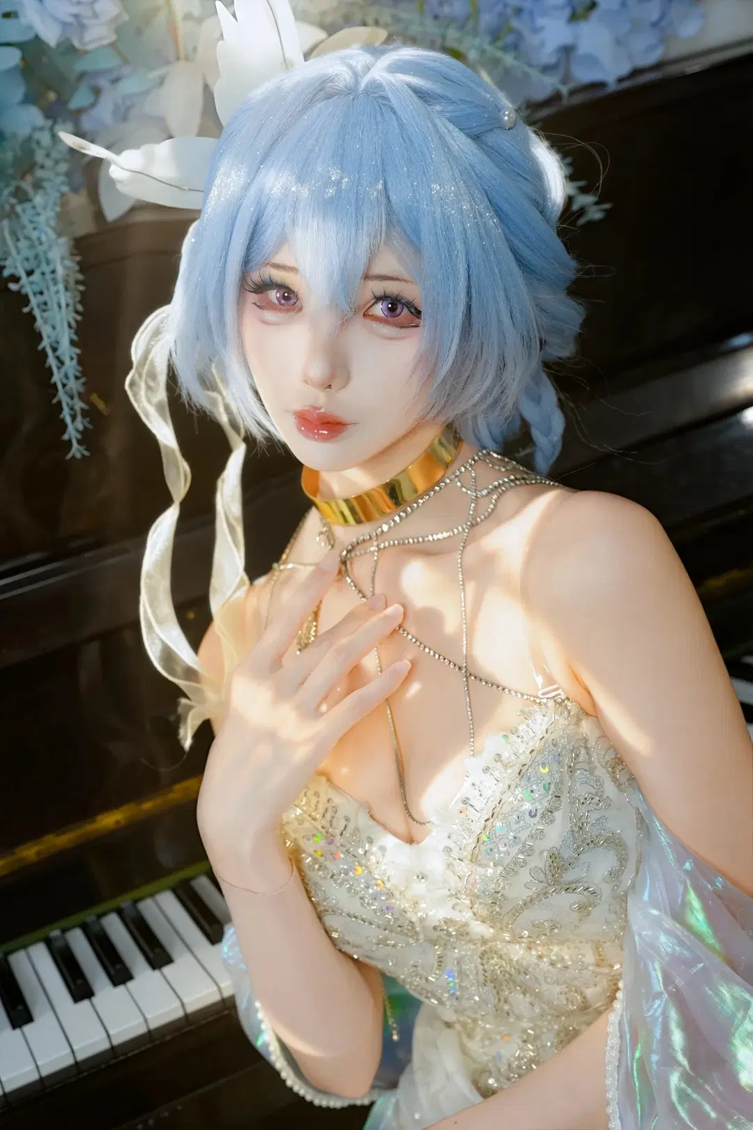 [The Shorekeeper cosplay] Wuthering Waves The Shorekeeper: Light and Shadow Before Stained Glass and Grand Piano by 新_ - Image 13