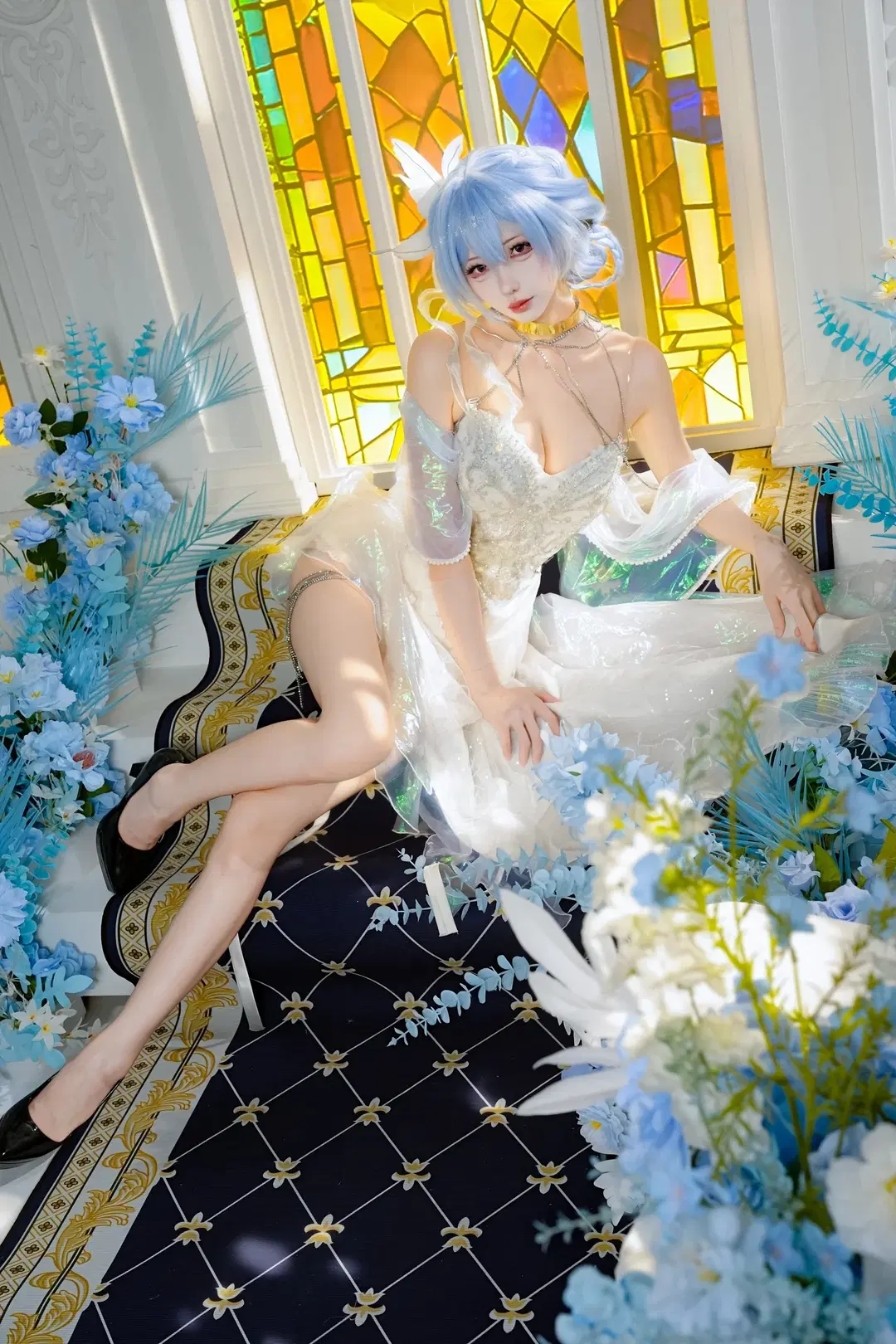 [The Shorekeeper cosplay] Wuthering Waves The Shorekeeper: Light and Shadow Before Stained Glass and Grand Piano by 新_ - Image 3