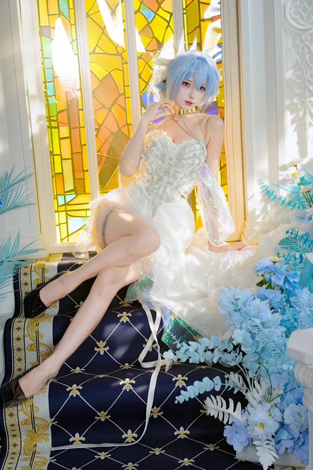 [The Shorekeeper cosplay] Wuthering Waves The Shorekeeper: Light and Shadow Before Stained Glass and Grand Piano by 新_ - Image 4