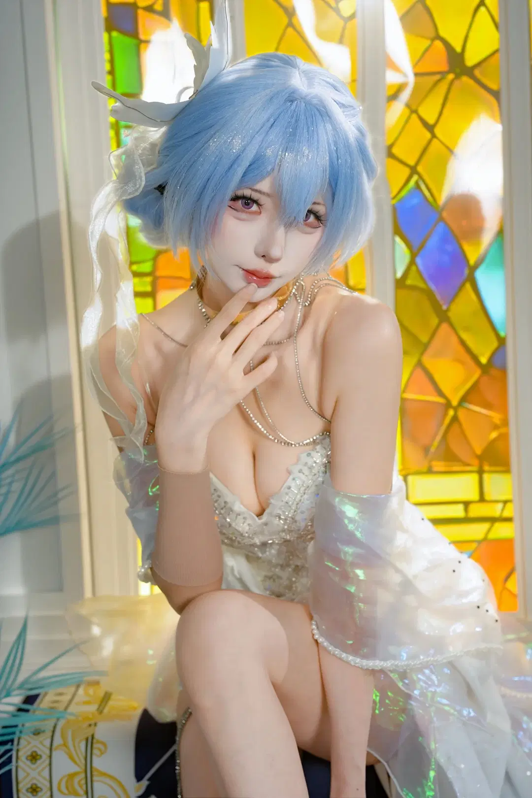 [The Shorekeeper cosplay] Wuthering Waves The Shorekeeper: Light and Shadow Before Stained Glass and Grand Piano by 新_ - Image 5