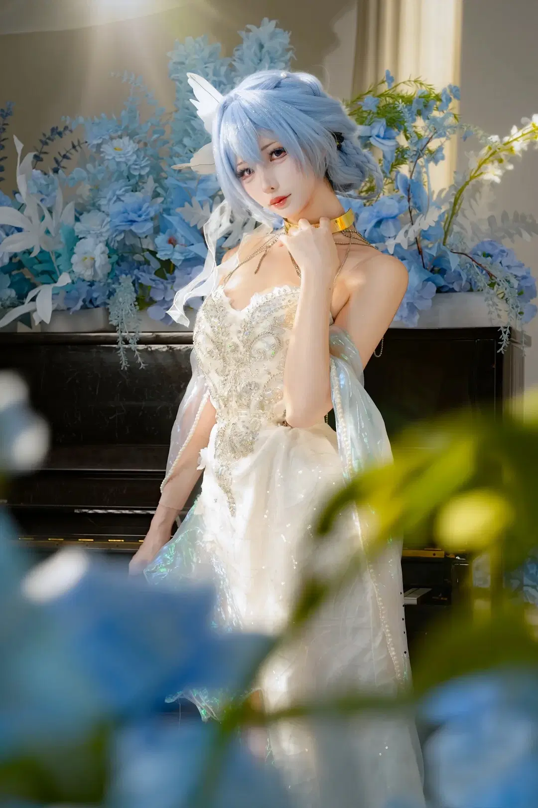 [The Shorekeeper cosplay] Wuthering Waves The Shorekeeper: Light and Shadow Before Stained Glass and Grand Piano by 新_ - Image 8