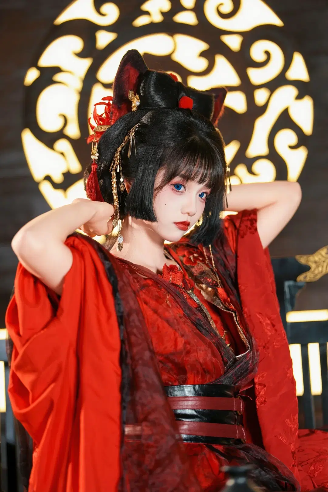 六扇門紅衣捕快設定，狐系古風寫真分享 - 新_ - 第13張