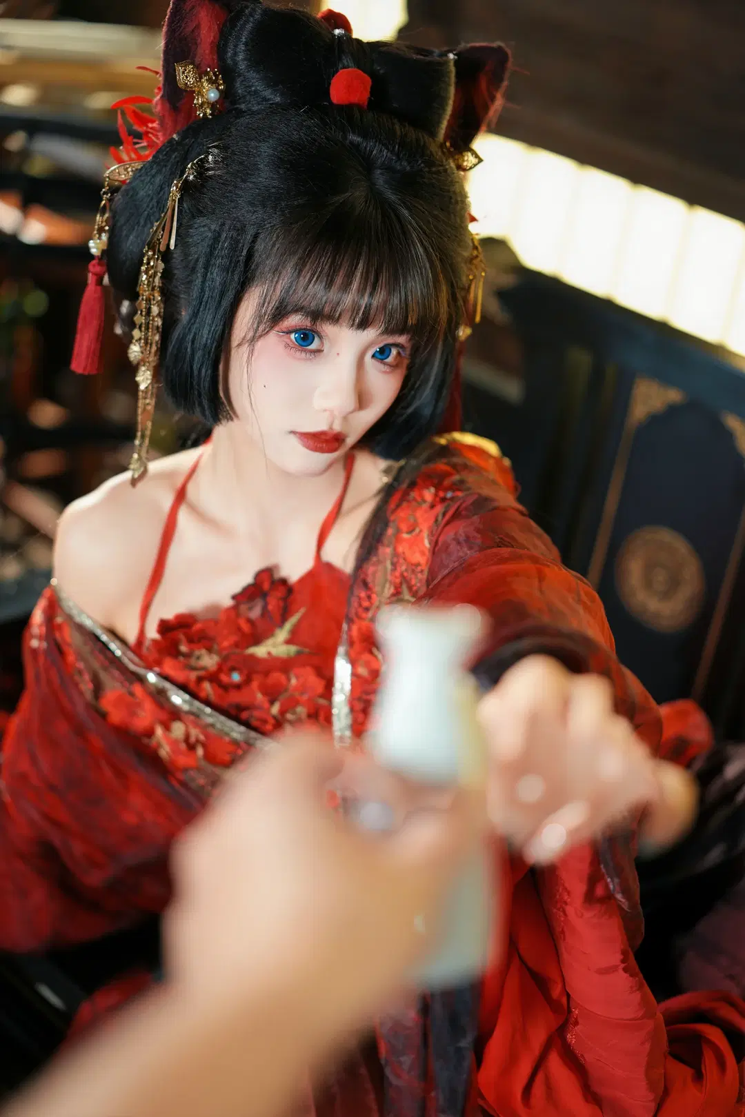 六扇門紅衣捕快設定，狐系古風寫真分享 - 新_ - 第14張