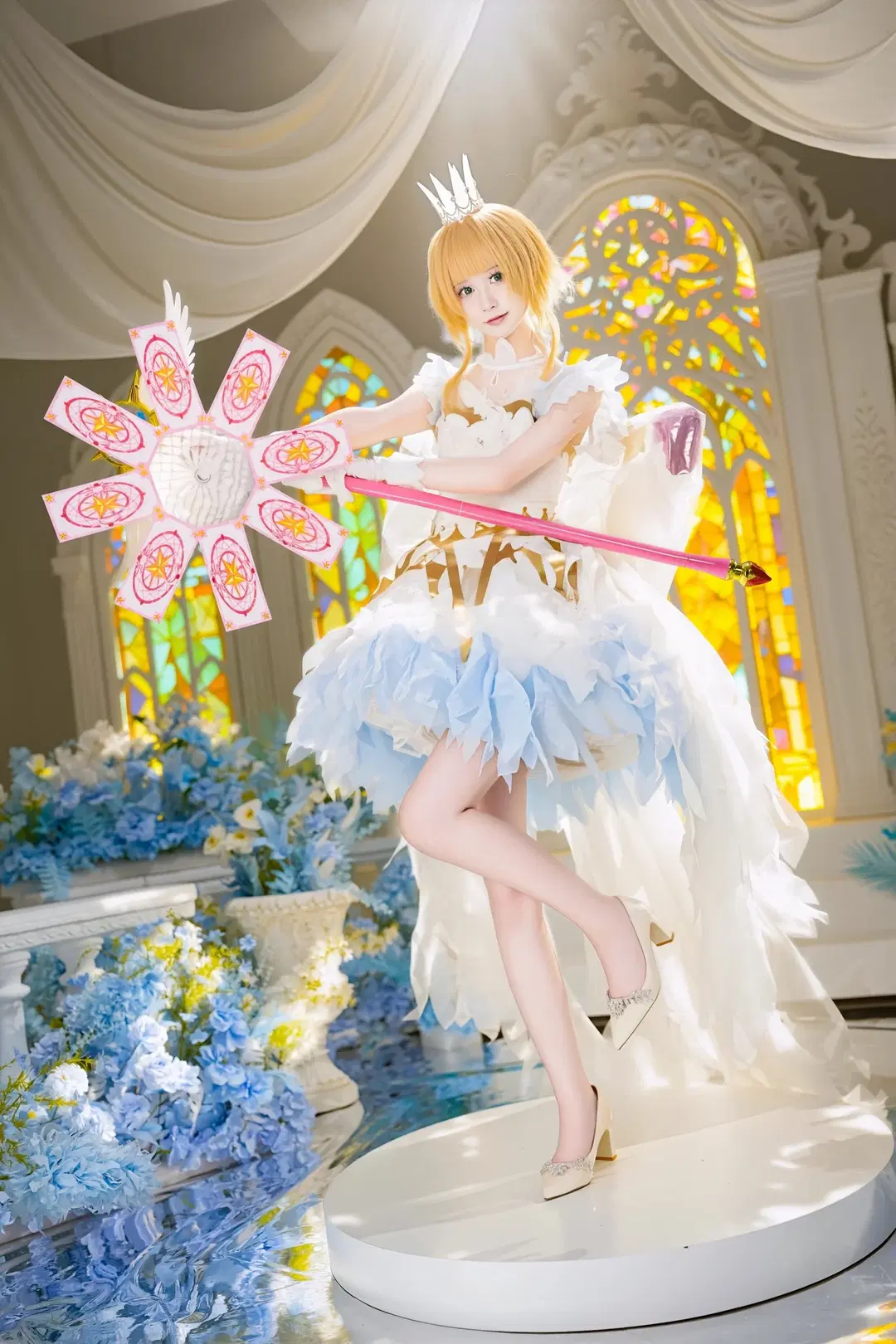 二次元, cosplay, 魔法少女, 木之本樱cos, 魔卡少女樱