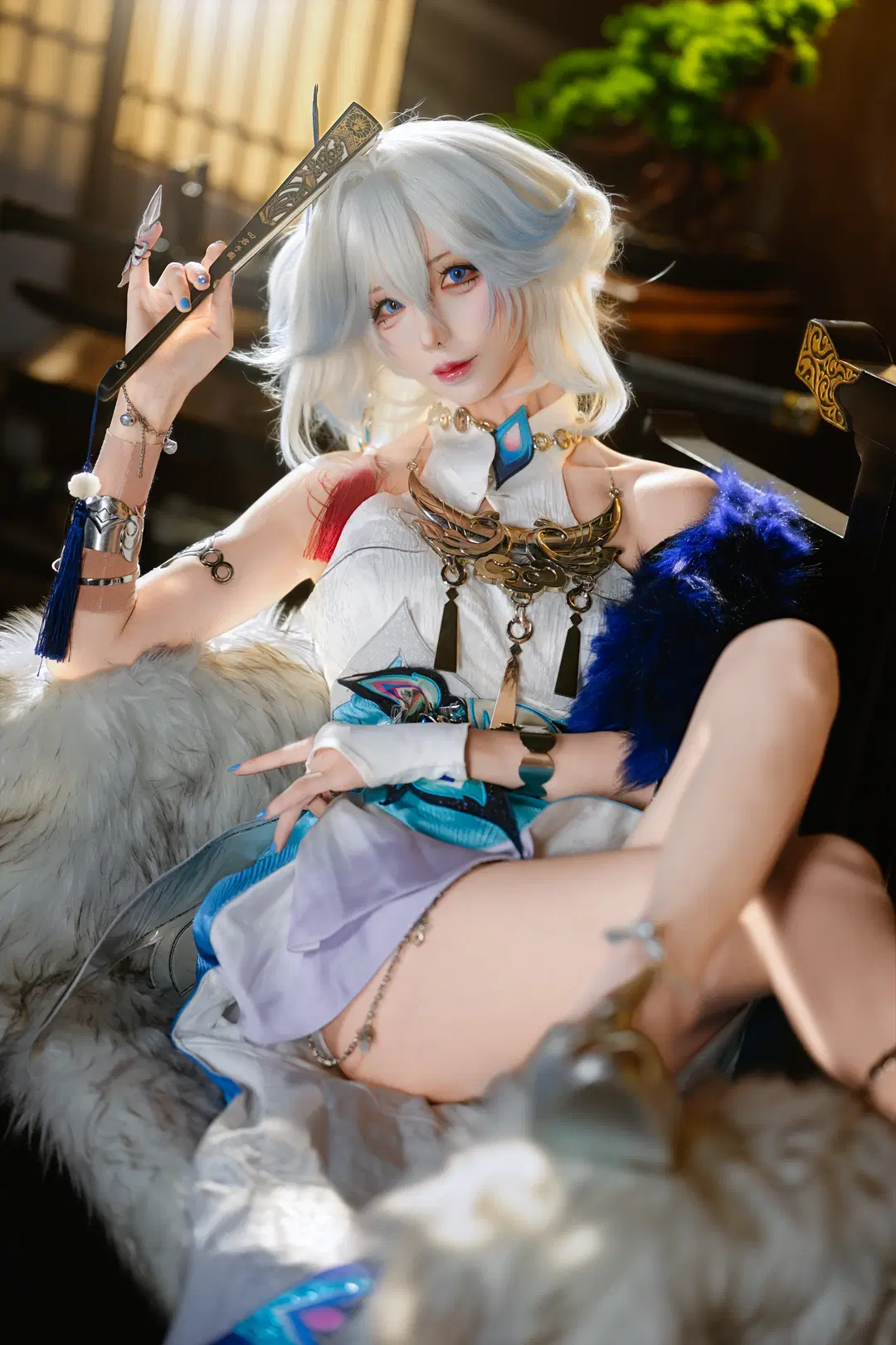 【爻光 コスプレ】『崩壊：スターレイル』華麗な羽毛と金属が織りなす視覚の記録 - 新_ - 2枚目