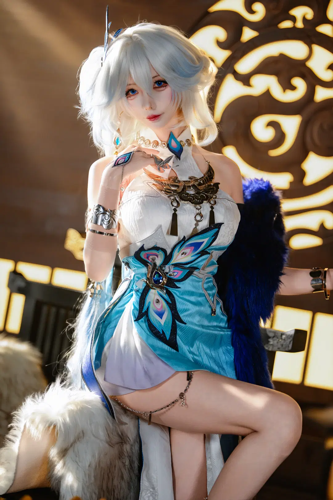 【爻光 コスプレ】『崩壊：スターレイル』華麗な羽毛と金属が織りなす視覚の記録 - 新_ - 7枚目