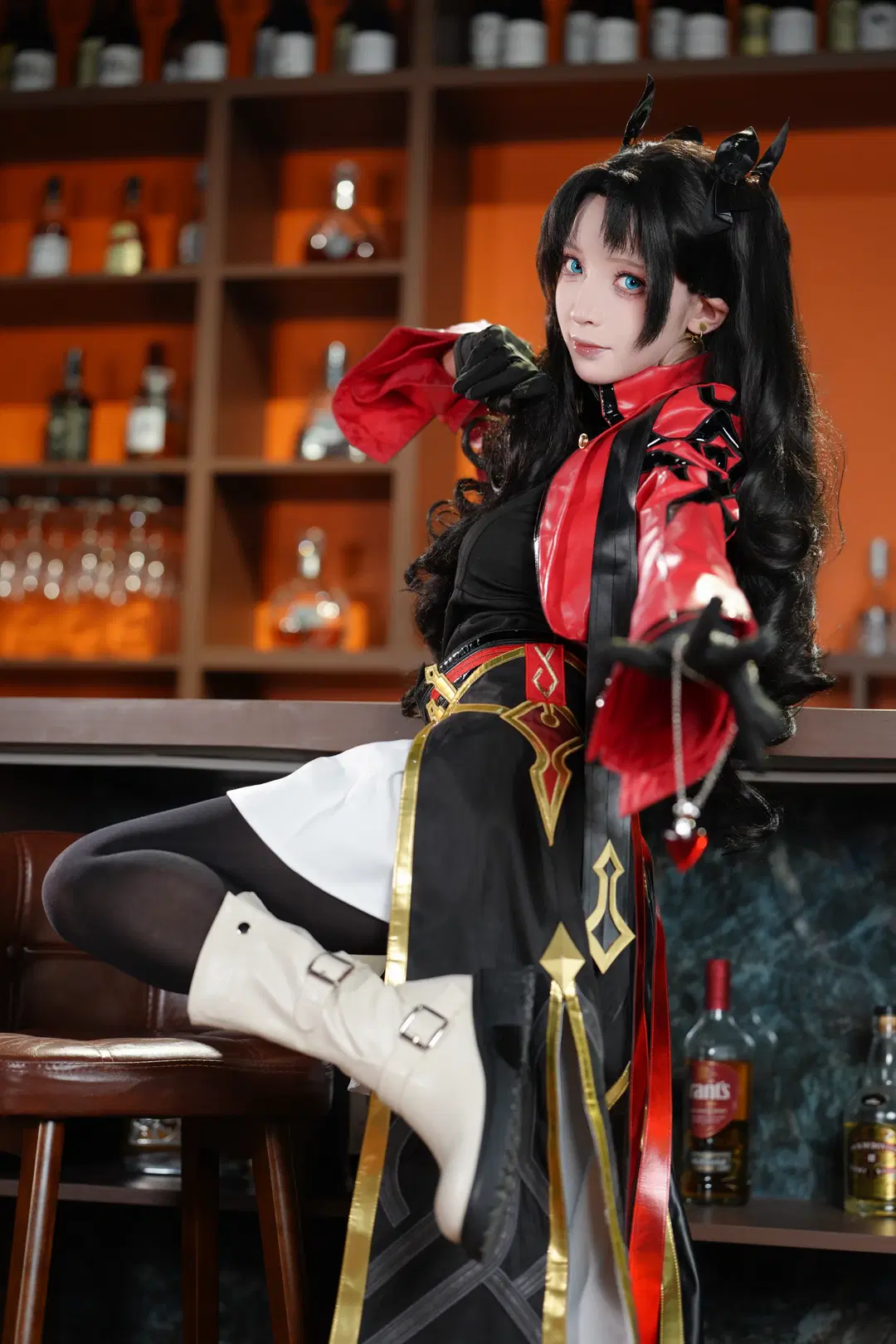 cosplay, 二次元摄影, 崩坏星穹铁道, 远坂凛cos, 黑丝