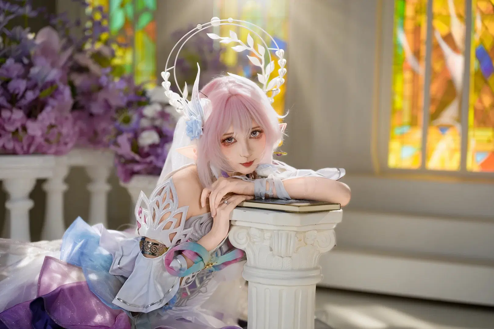 【昔涟cos】崩坏星穹铁道翁法罗斯圣洁之弓 - 新_ - 第12张