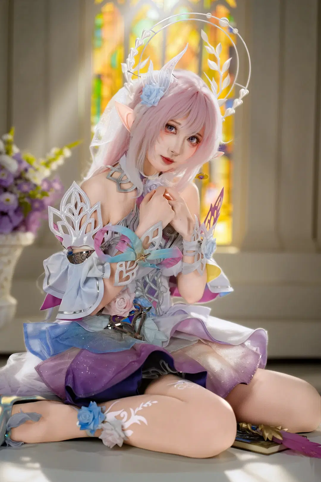 【昔涟cos】崩坏星穹铁道翁法罗斯圣洁之弓 - 新_ - 第14张