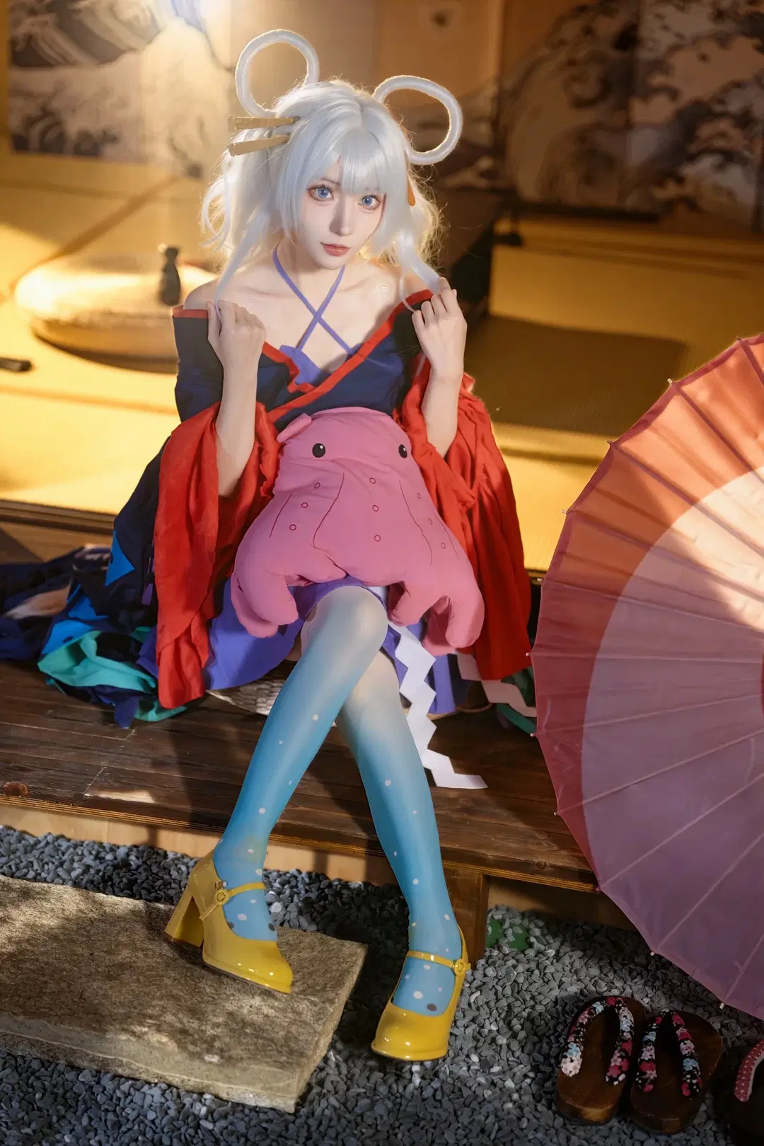 cosplay, Japanese style, Cosmic Princess Kaguya!, Runami Yachiyo cosplay, Stockings