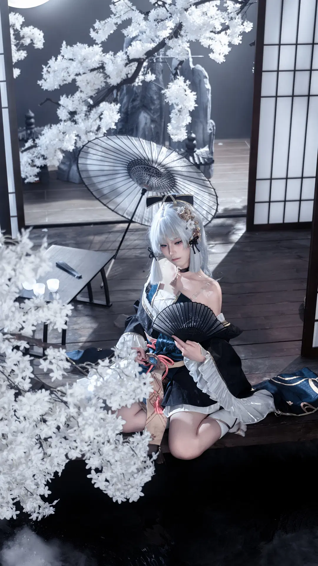 【神里綾華 コスプレ】『原神』スネージナヤの雪色白鷺