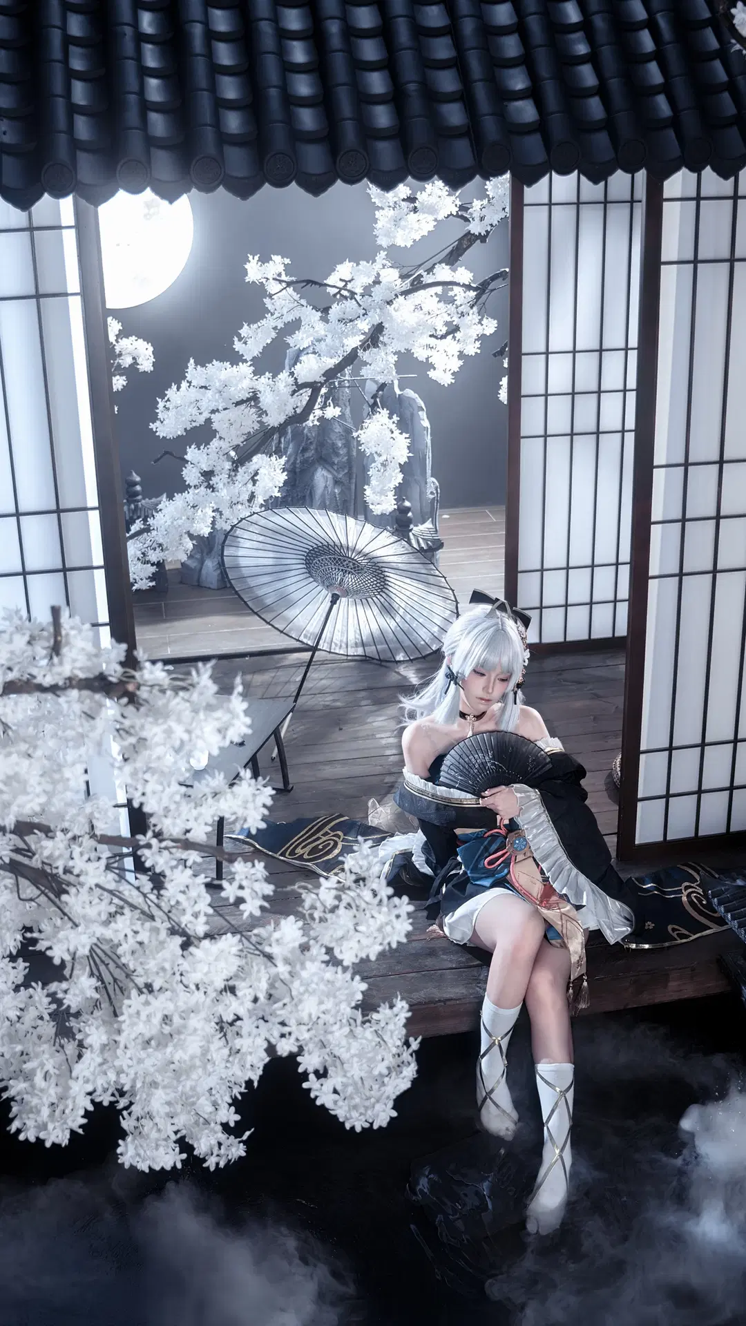 【神里绫华cos】至冬的雪色白鹭 - 一只牛角包 - 第3张