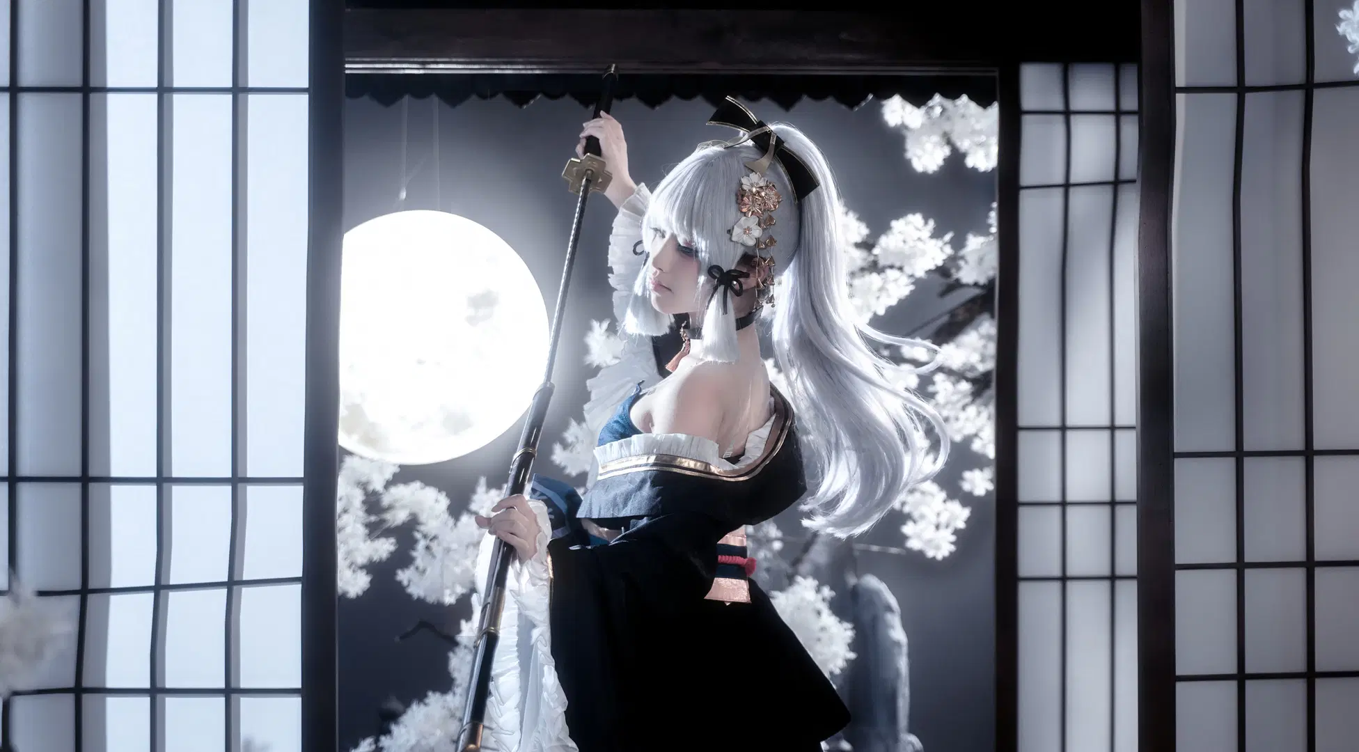 【神里绫华cos】至冬的雪色白鹭 - 一只牛角包 - 第5张