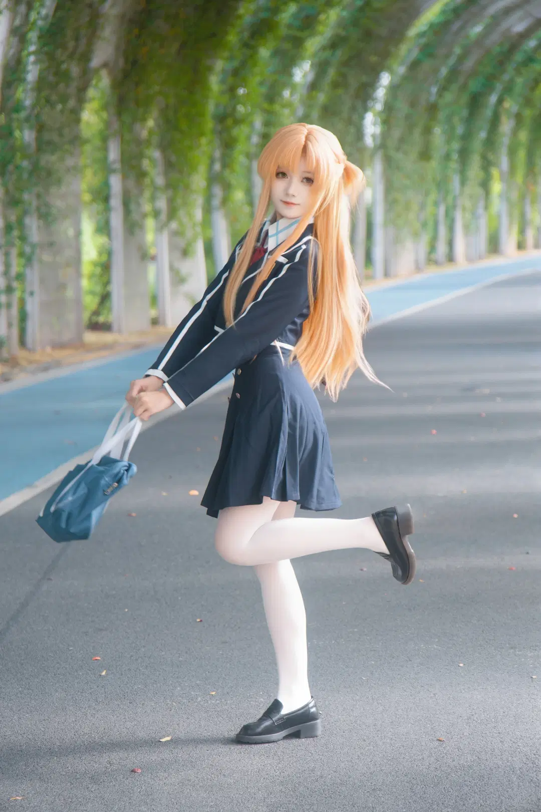 Asuna cosplay, Sword Art Online, White stockings