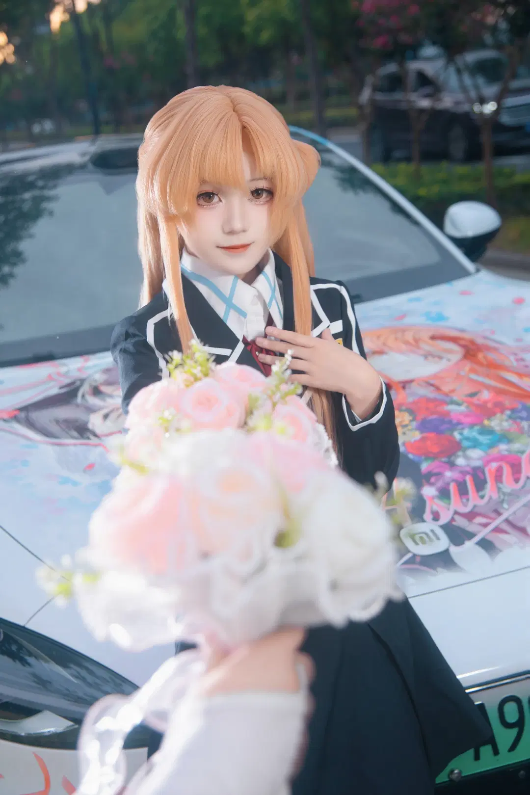 亚丝娜cos 刀剑神域学园风与痛车的完美结合 - 悲伤的桐人（互勉约拍📷） - 第7张