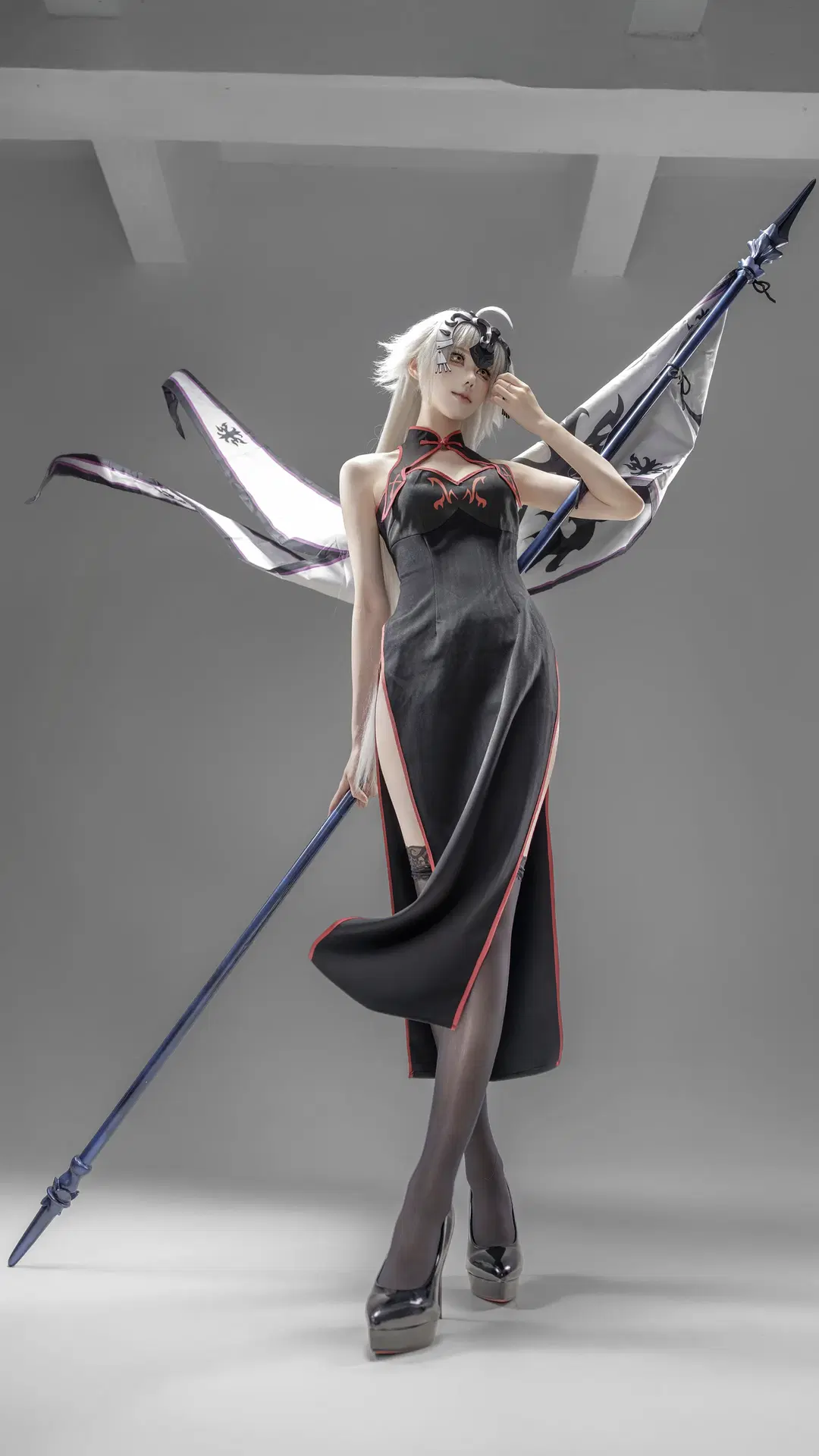 【贞德cos】Fate/Grand Order 黑贞旗袍正片 - 李知善Oath - 第2张