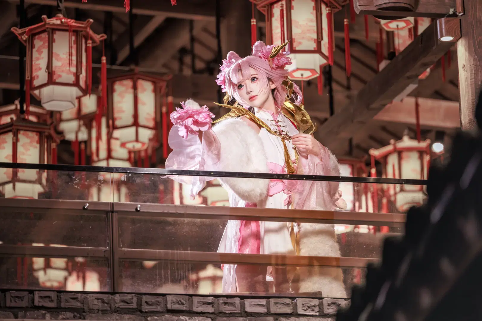 【嫦娥cos】王者荣耀拒霜思，秋夜明灯照归梦 - 李知善Oath - 第10张