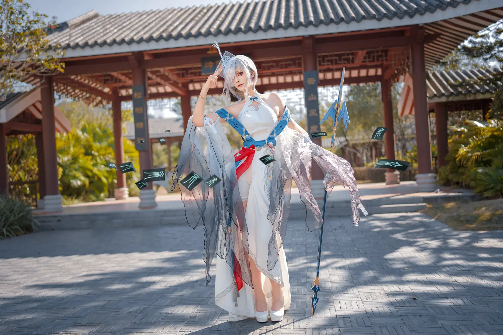 【申鹤cos】原神 心无杂念方可超然，红绳系住的不只是执念 - 李知善Oath - 第7张