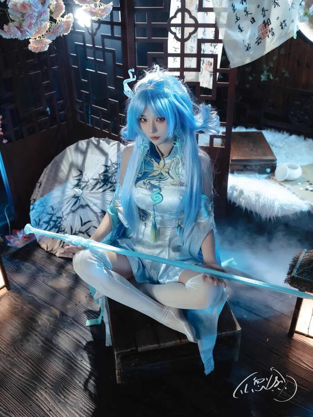 [Qingxiao cosplay] Wuthering Waves Cold-faced Shizun: Ancient Style Photography by TL忽必烈 - Image 4