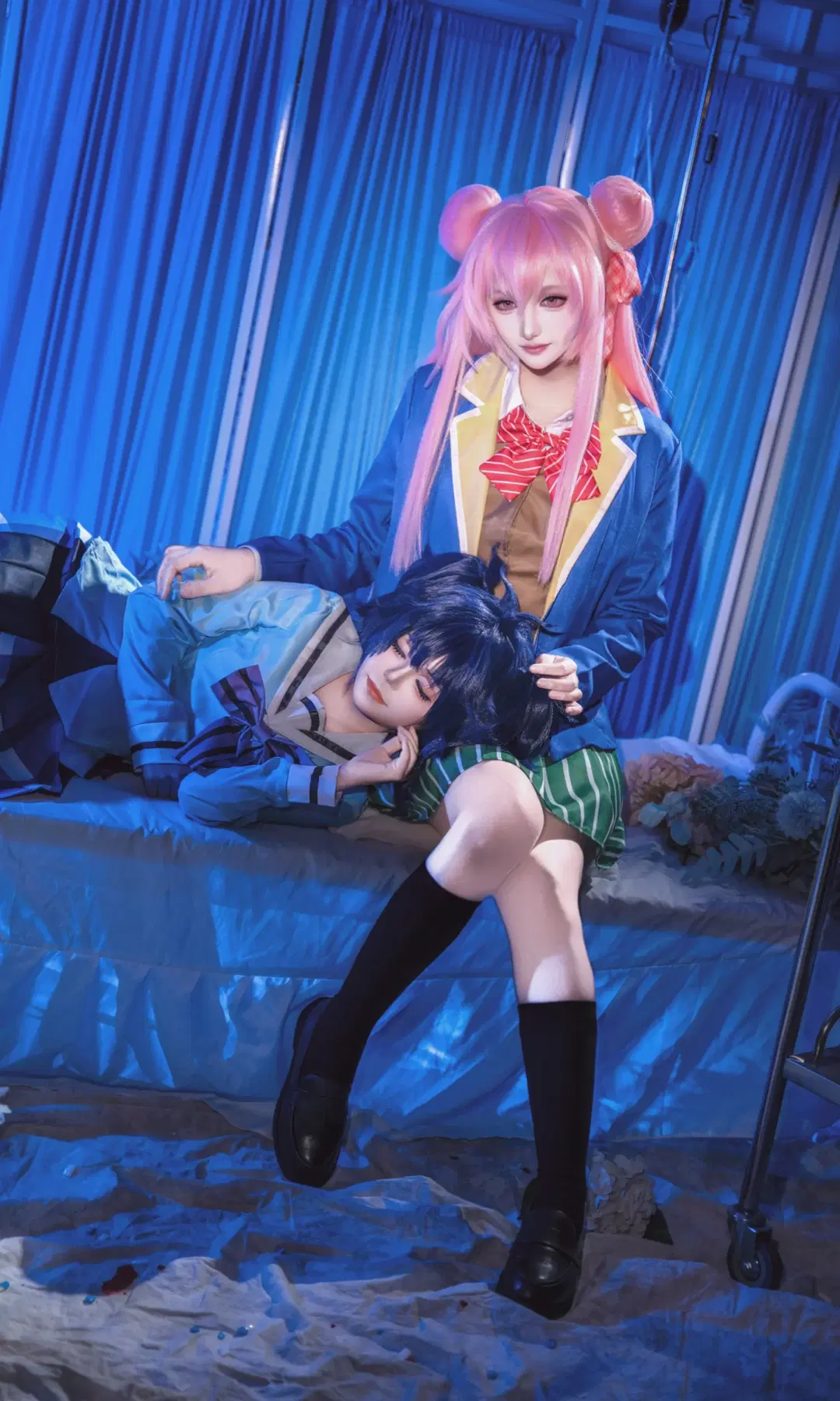 Satou Matsuzaka cosplay, Stockings cosplay, Yuri cosplay, Happy Sugar Life, Shio Kobe cosplay