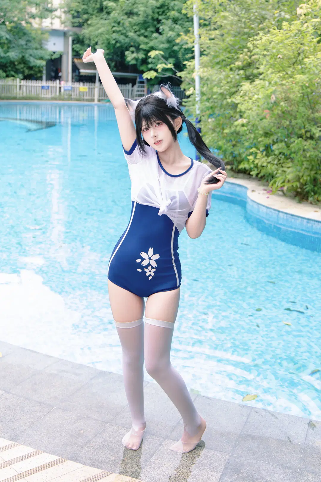【胡桃cos】永劫无间夏日泳池穿搭 - 音饭饭 - 第2张