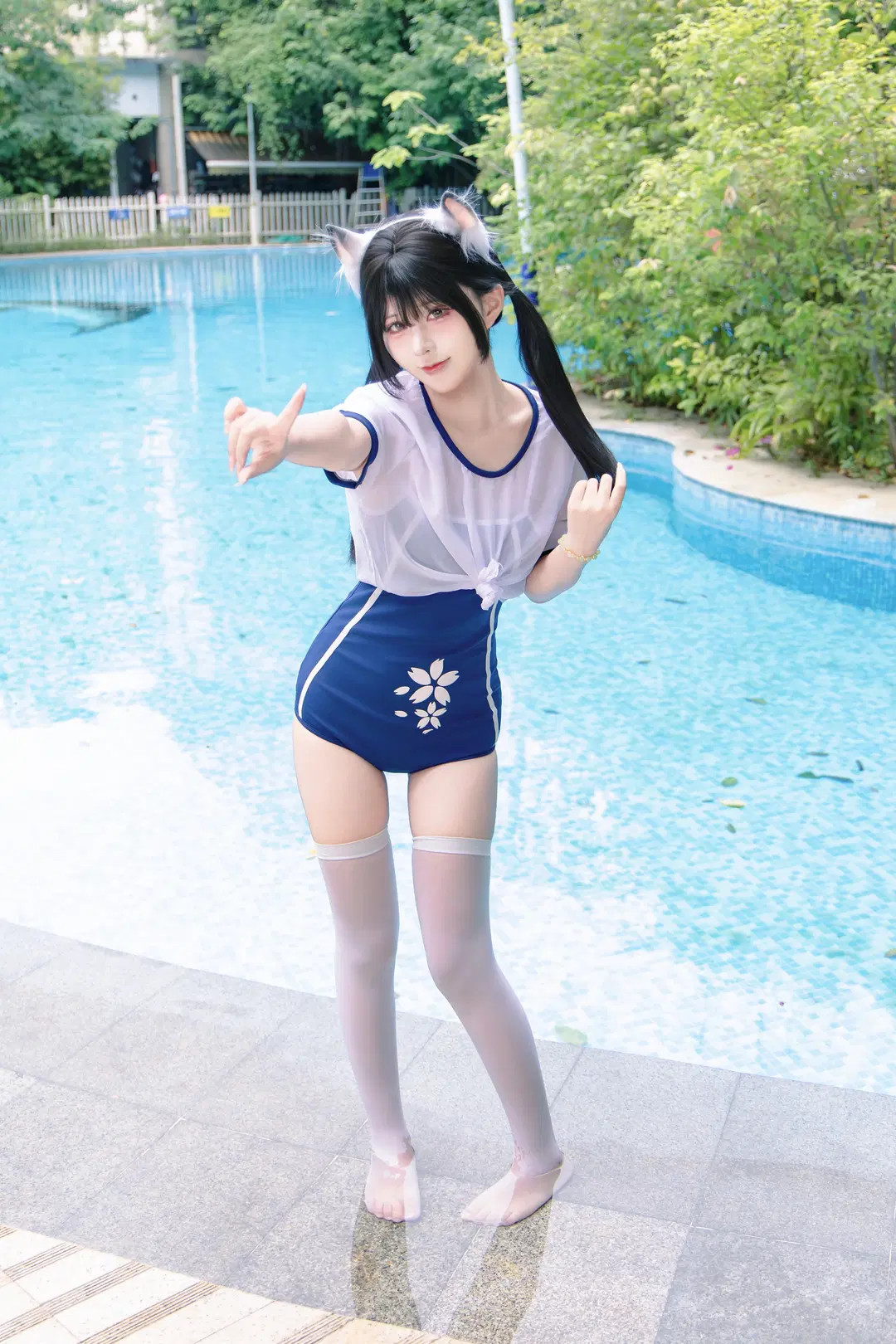 【胡桃cos】永劫无间夏日泳池穿搭 - 音饭饭 - 第3张
