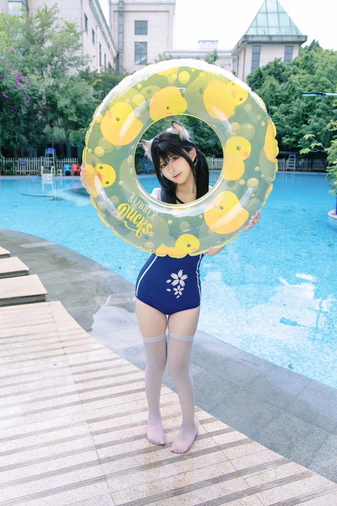 【胡桃cos】永劫无间夏日泳池穿搭 - 音饭饭 - 第7张
