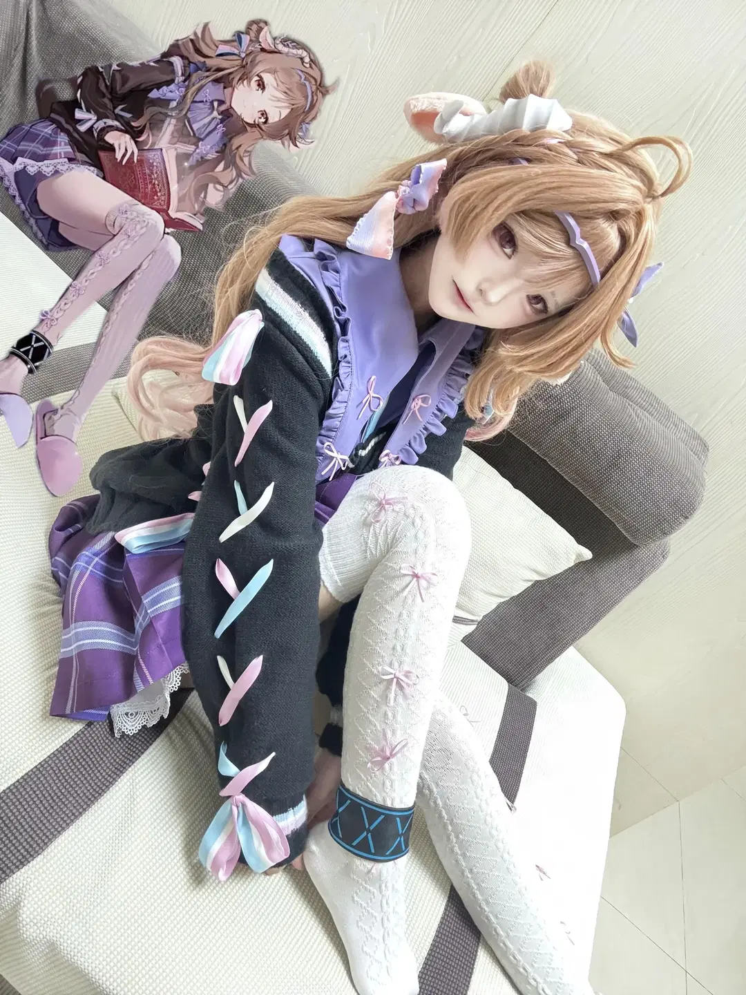 【艾雅法拉cos】明日方舟小羊的人形制衣JK制服穿搭 - 鸟orz - 第2張