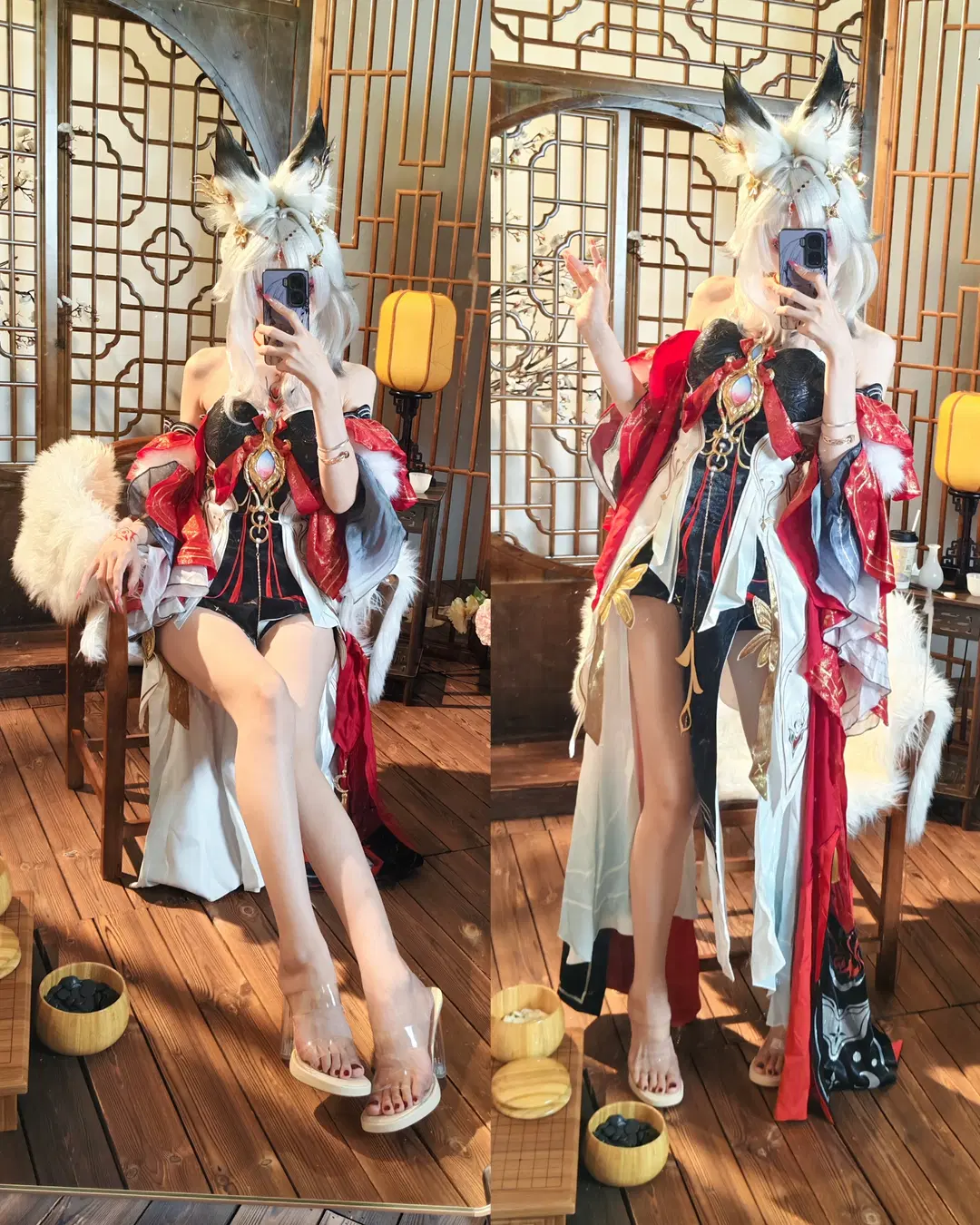 鸣潮, 对镜自拍, 心月狐cos, 心月狐cos服, 心月狐岁主