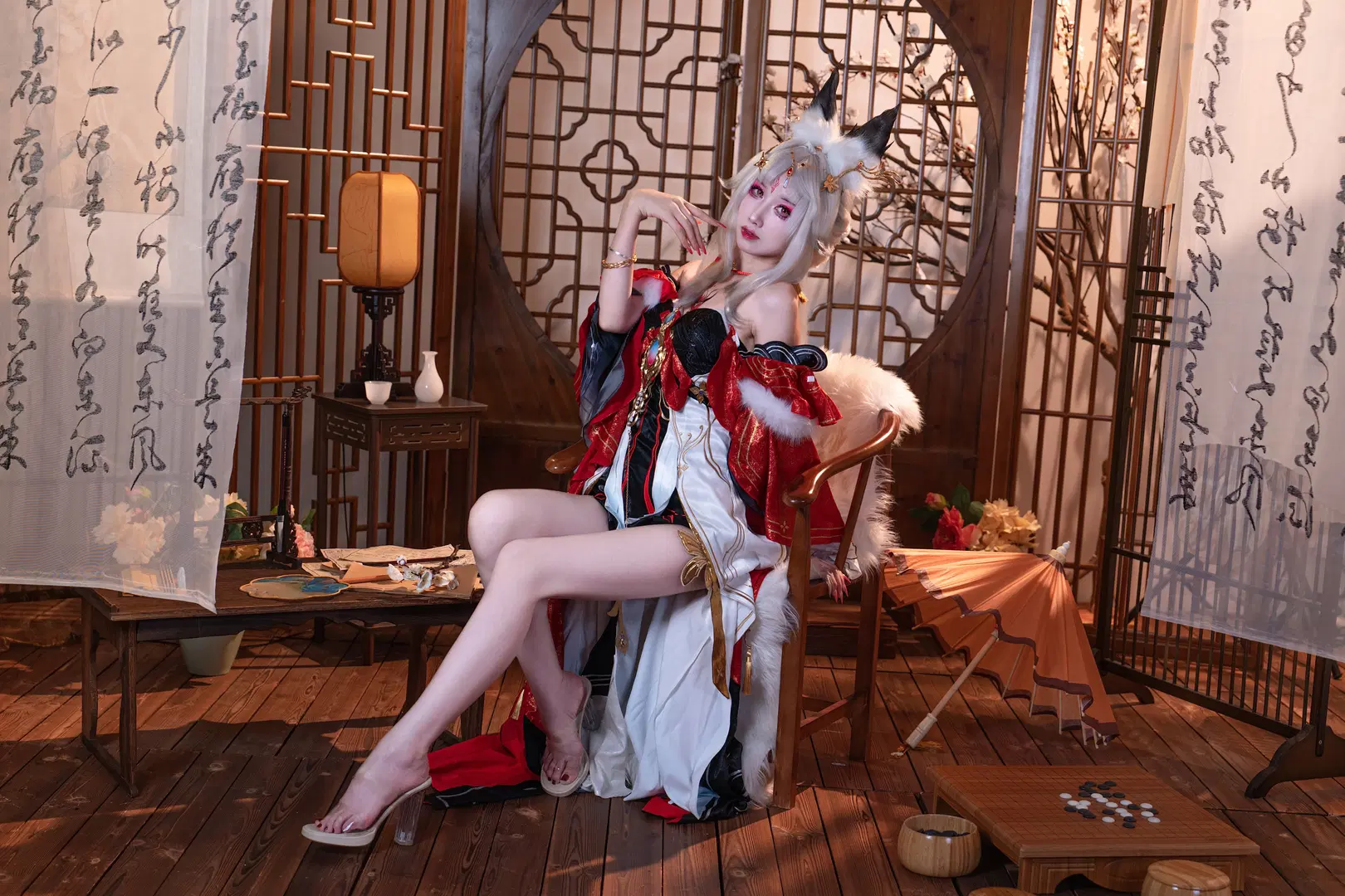 [Hsin cosplay] Wuthering Waves Hsin: Ancient Style Indoor Photoshoot by 貓羽www - Image 2