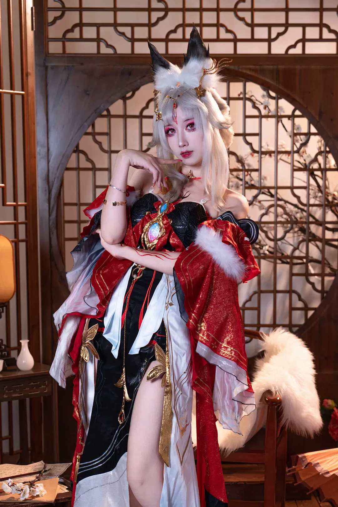 [Hsin cosplay] Wuthering Waves Hsin: Ancient Style Indoor Photoshoot by 貓羽www - Image 3