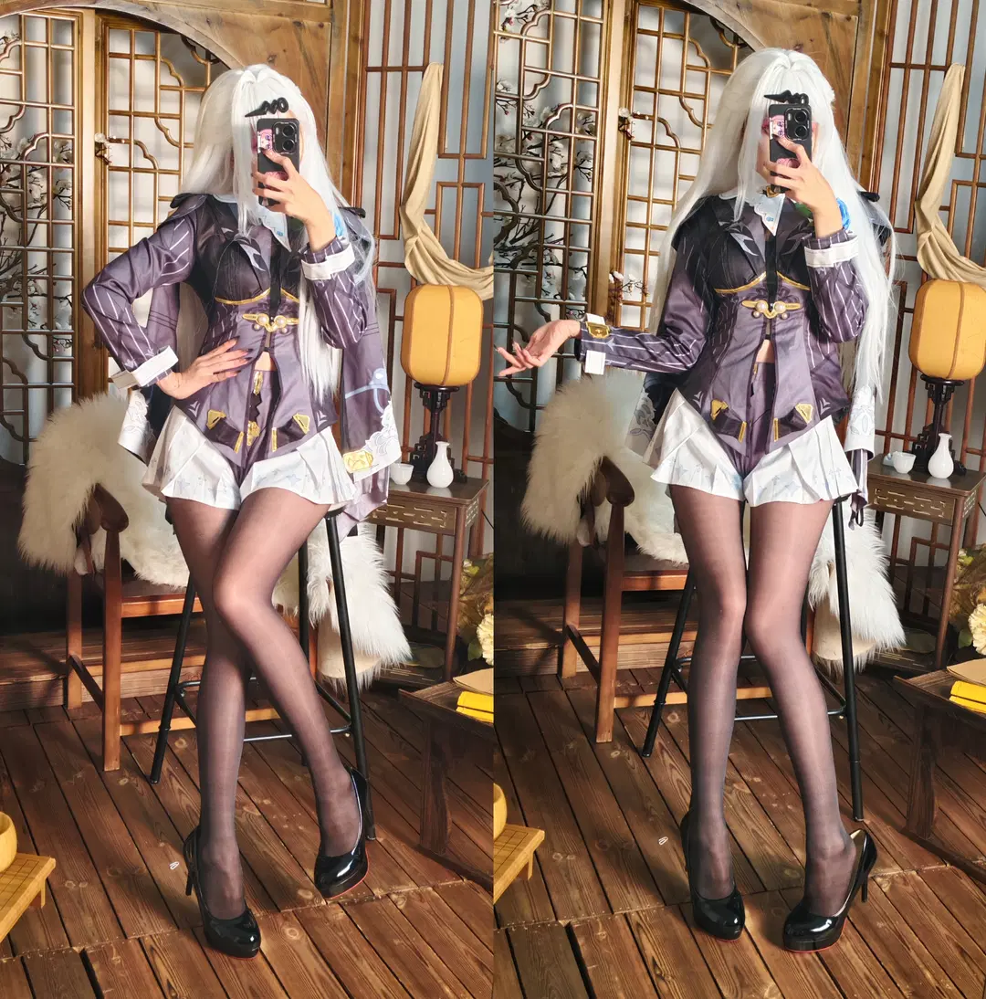 绝区零, cosplay, 仪玄cos, 对镜拍, 丝袜