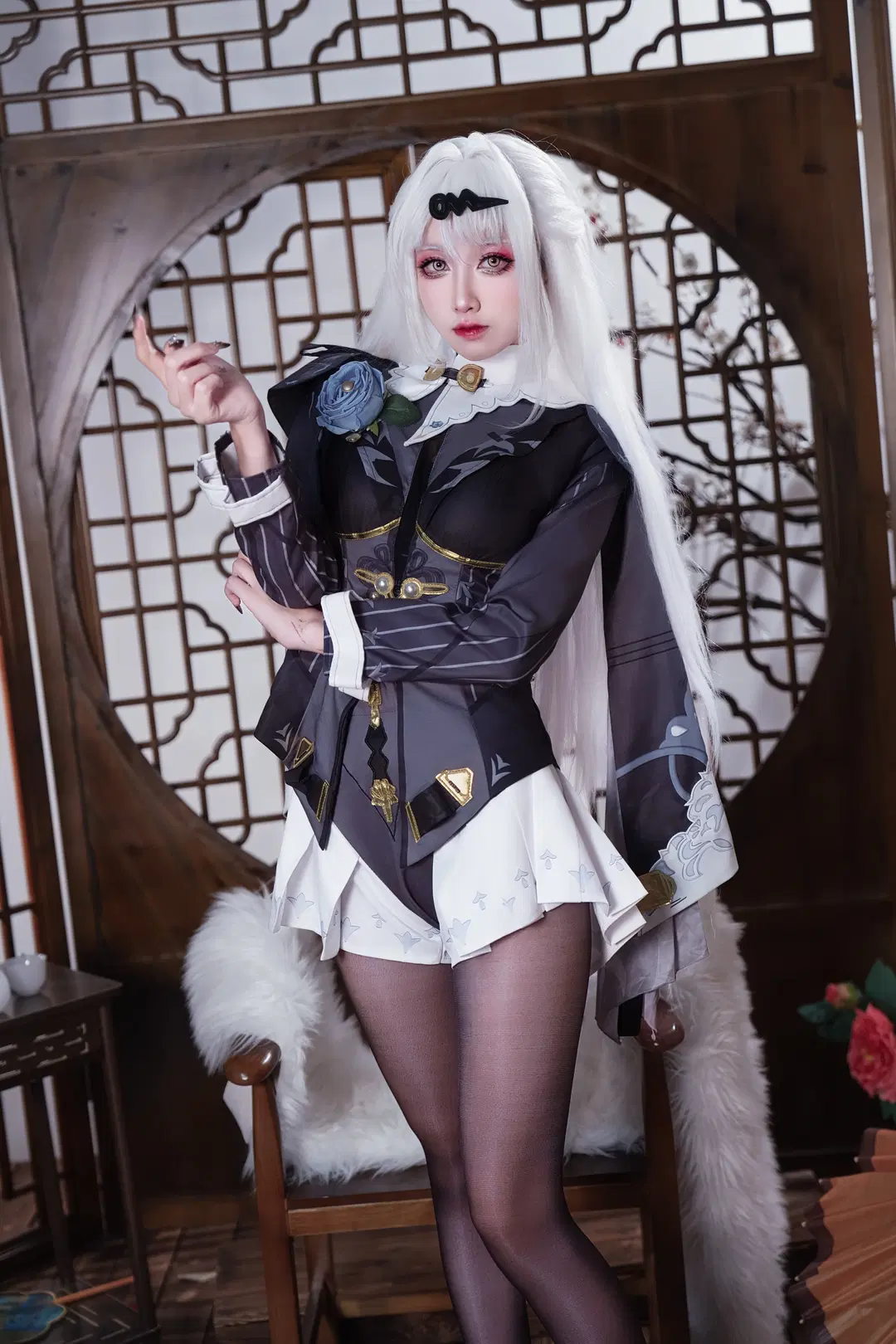 【仪玄cos】绝区零的墨色特工正片分享 - 貓羽www - 第2张